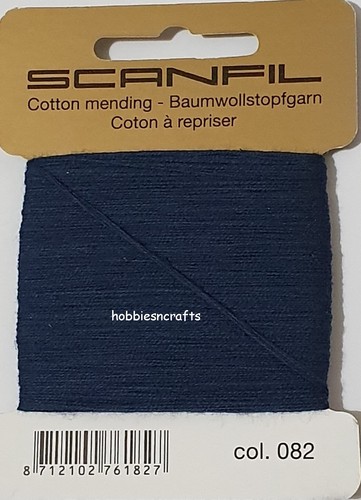 Scanfil navy blue 100 - navy, cotton