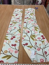 Static Caravan Curtains Porter & Stone Floral  24"w x 49"d free shortening