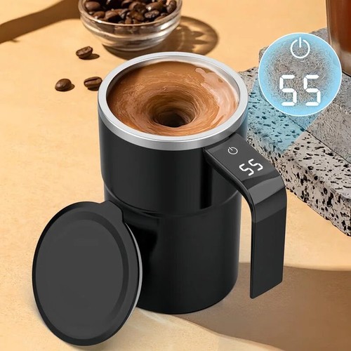Self stirring coffee - coffee, mug