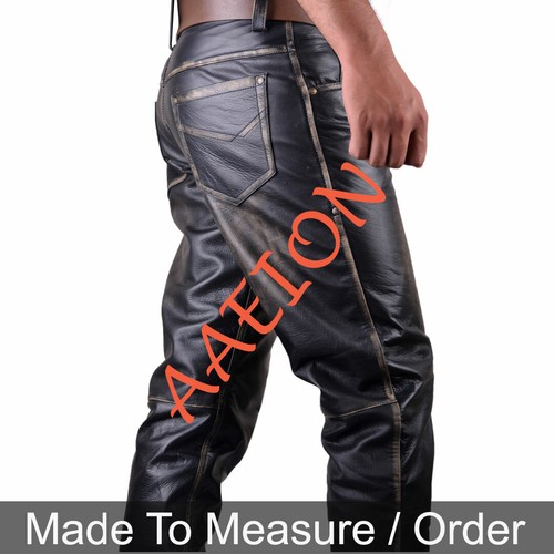 Men real cowhide distressed - men's,