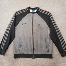 Adidas Track Jacket Large Grey