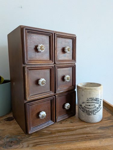 Wooden spice rack chest - spice,