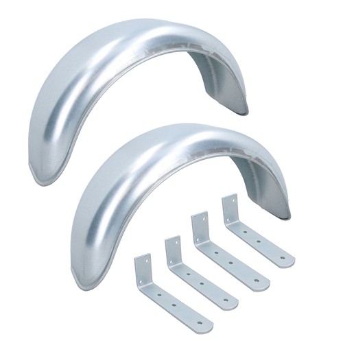 Metal mudguards - metal, (pair)