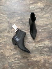 Zara Black  Faux Leather