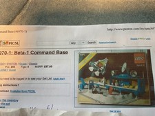 LEGO 6970 Beta-1 Command Base