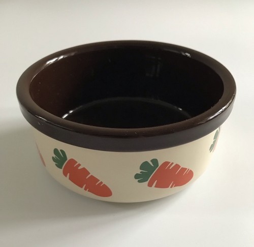 Ceramic carrot pattern rabbit - pattern, rabbit/