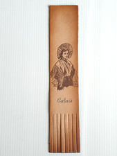 Calais France Leather BOOKMARK