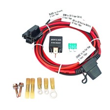 Fuel Pump Relay Set 40A Relay Switch Shrinkable Wire Terminals P/N 30247 for 12V