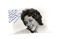 Thelma Ruby Actress  Signed 5x3 B/W Promo Photo Autographed