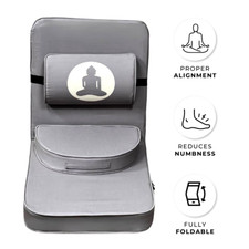 Meditation Chair Relaxing Yoga Chair Large with Back Support Cushion 21x18 inche