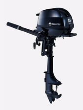 3.5HP TOHATSU MFS3.5C Short Shaft Tiller 4 Stroke Outboard + EXTRA Carry Handles