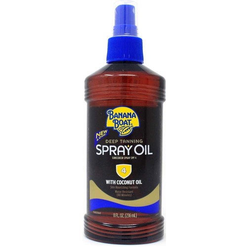 Banana boat deep tanning - banana, oil