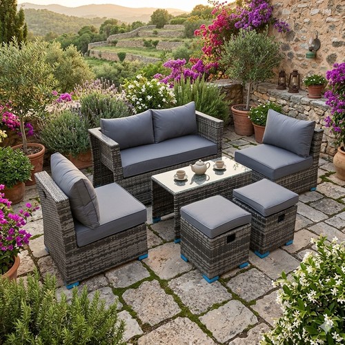 Rattan wicker conservatory - rattan,