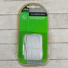 10M Telephone Extension Flat Lead Masterplug