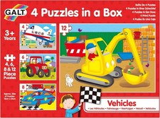 Galt 4 Puzzles in a Box - Fun