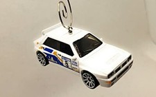 Lancia Delta Integrale Christmas Ornament 1:64 White