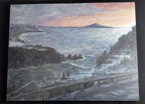 Vintage original signed oil - vintage,
