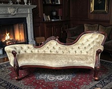 Mahogany Sofa / Chaise Longue