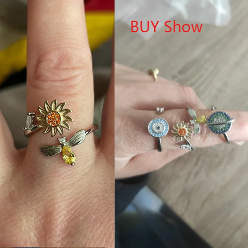 Anti stress spinner ring women - anti,
