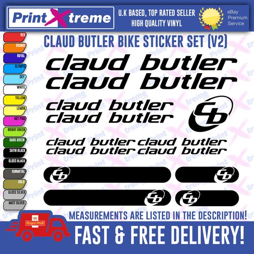 Claud butler bike decal - butler,