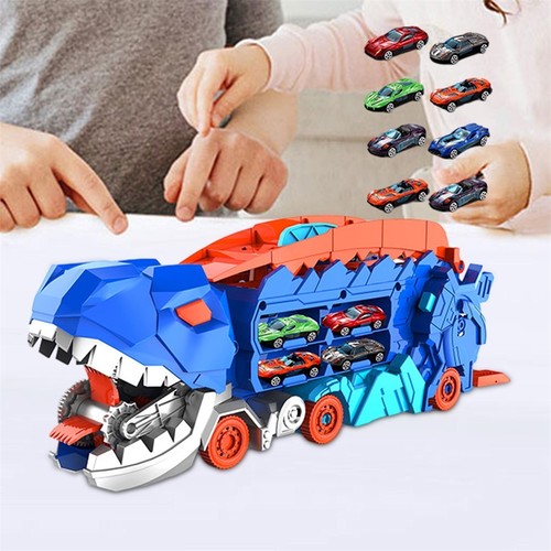 Truck car dinosaur transport - car,