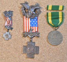 Spanish American War Volunteer Medal Group - Numbered
