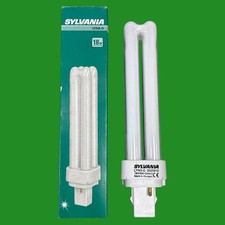 2x 18W Sylvania G24d-2, 2 pin