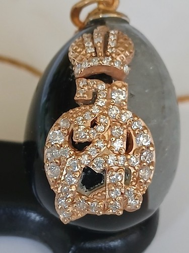 Silver imperial easter egg - silver,