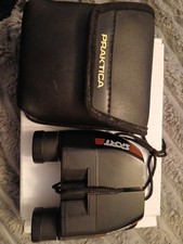Praktika Sport CN 10x25 Binoculars In Case Excellent Condition