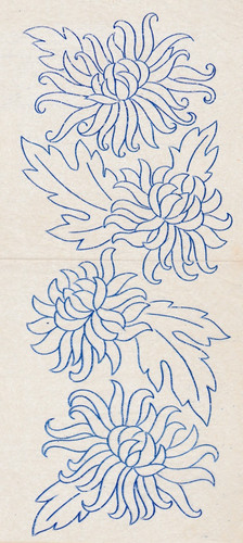 Vintage embroidery transfer - vintage,