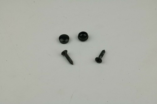 Black blanking plug screws - 2,