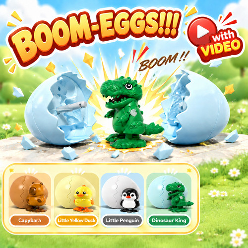 Boom eggs hatching surprise - hatching,