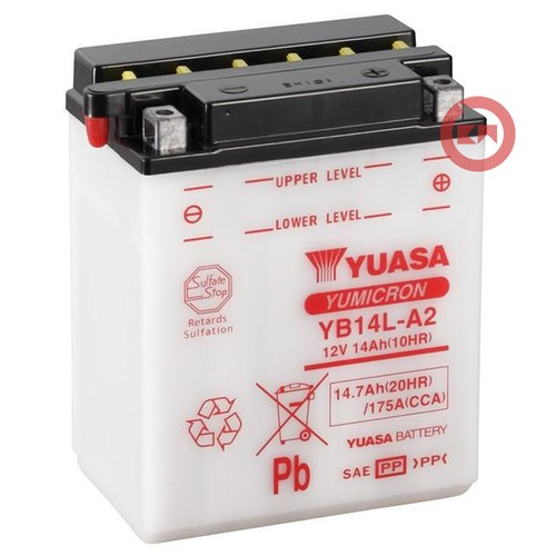 Yuasa battery yb14l - battery, 12v