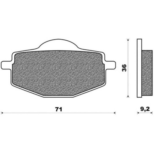 Brake pads one sinter - pads,