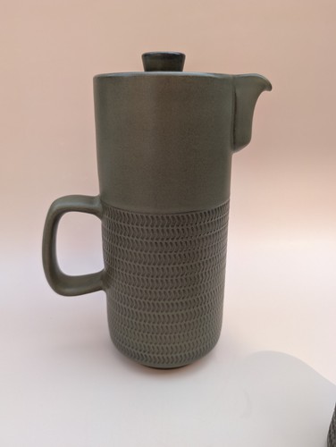 Denby chevron large coffee pot - denby,
