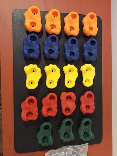 Climbing wall holds - pc, set