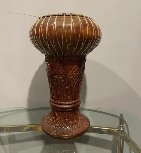 Vintage wood darbuka - darbuka, drum