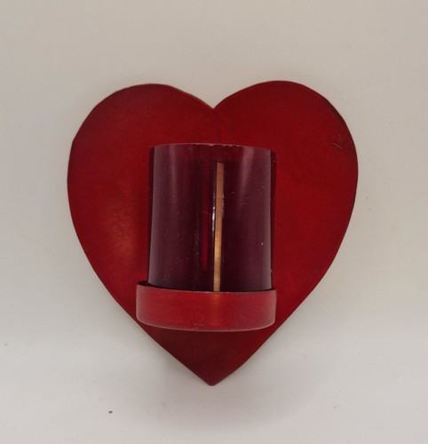 Heart wall tealight holder - heart,