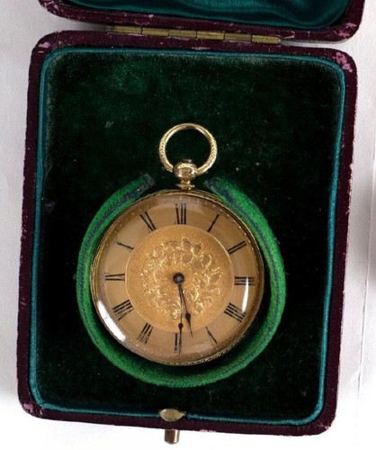 18ct gold pocket watch - 18ct,