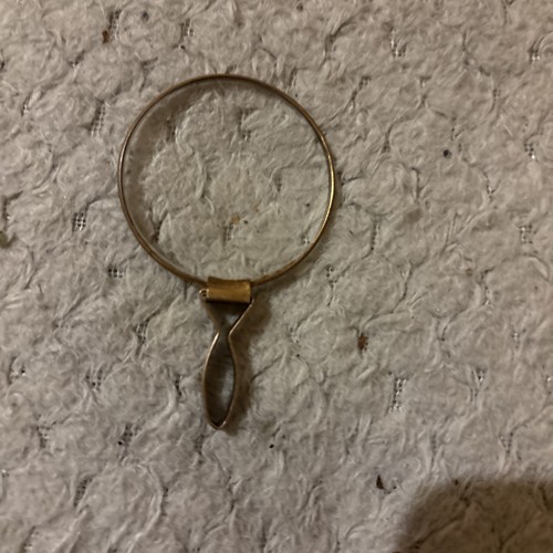 Old antique brass magnifying - old,
