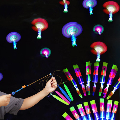 Pcs led flying rocket - 10,