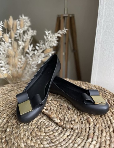 Melissa space love black - black, slip
