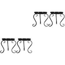  4 Pcs Potted Stand Decorative Pot Display Rack Rustic Planter Holder Stand