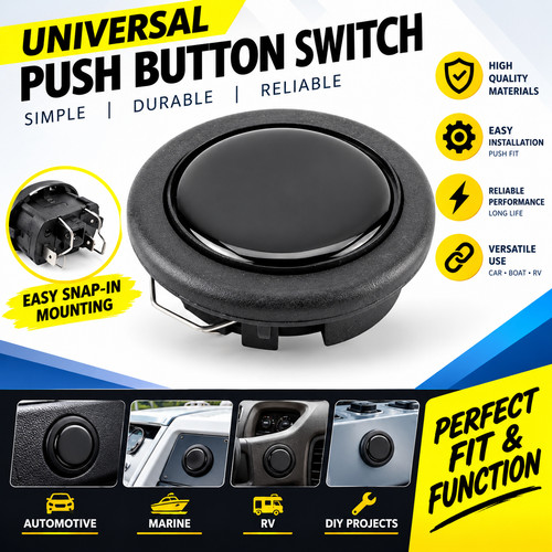Universal black steering wheel - steering,