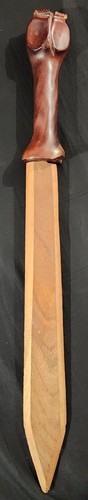 Decorative wooden sword with - ,