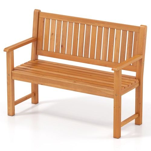 Seater outdoor wooden - wooden, bench