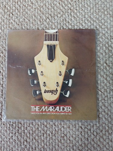 Gibson the marauder promo - gibson,