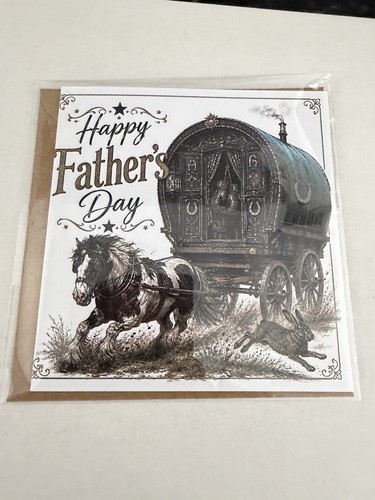 Happy fathers day card 6x6 - happy,