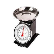 Traditional 5KG Kitchen Scales Black Cream 