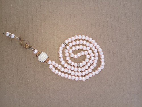 Pink pearl tasbih misbaha - pearl,